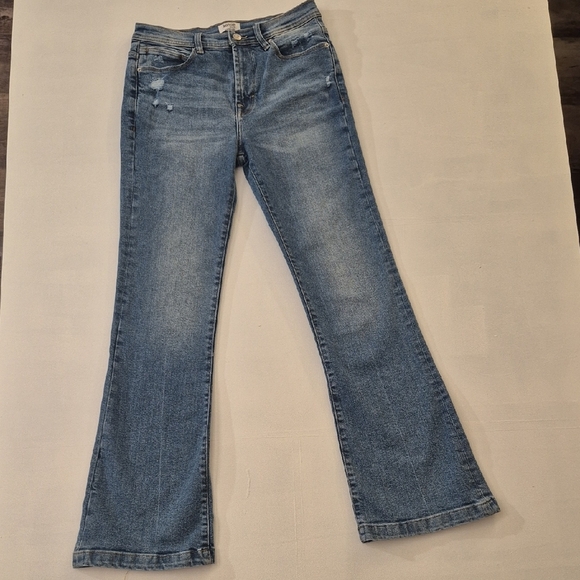 Kensie Blue Flare  Jeans - Picture 1 of 5